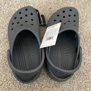 Gray crocs